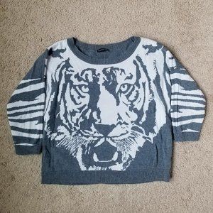 Express tiger sweater, size medium